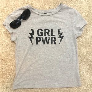 Divided Tops - Divided Girl Power Graphic Tee Divided Tops - Divided Girl Power Graphic Tee
